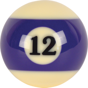 RBSAP_12 Super Aramith Pro Replacement Ball – #12 | Golden Break Billiards